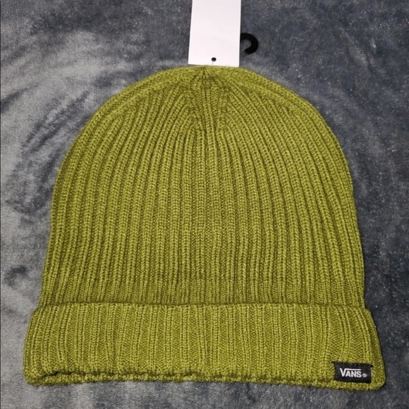 Vans Shallow Knit Cuff Beanie Adult Unisex Hat Green VN0A5KIOYXH - Picture 2 of 4